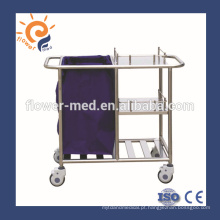 CE ISO certificação hospital de aço inoxidável enfermagem trolley distribuidor